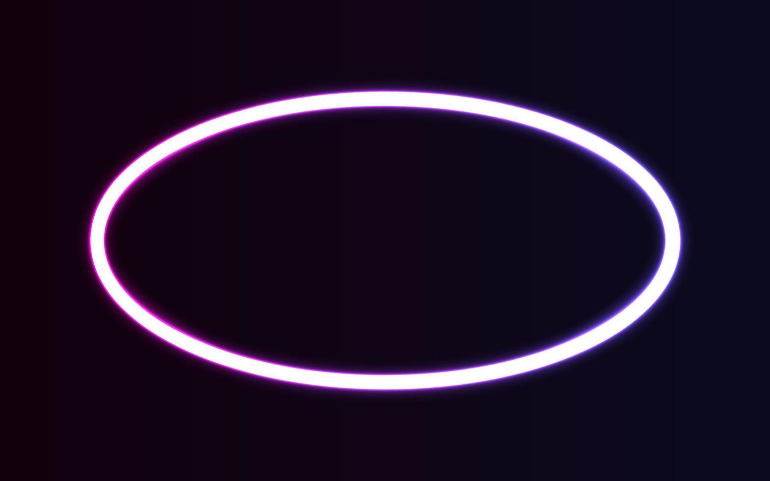 Realistic gradient neon square frame. Pink and blue colored blank template isolated on background. Geometric glow outline shape or laser glowing lines. Vector shining object.