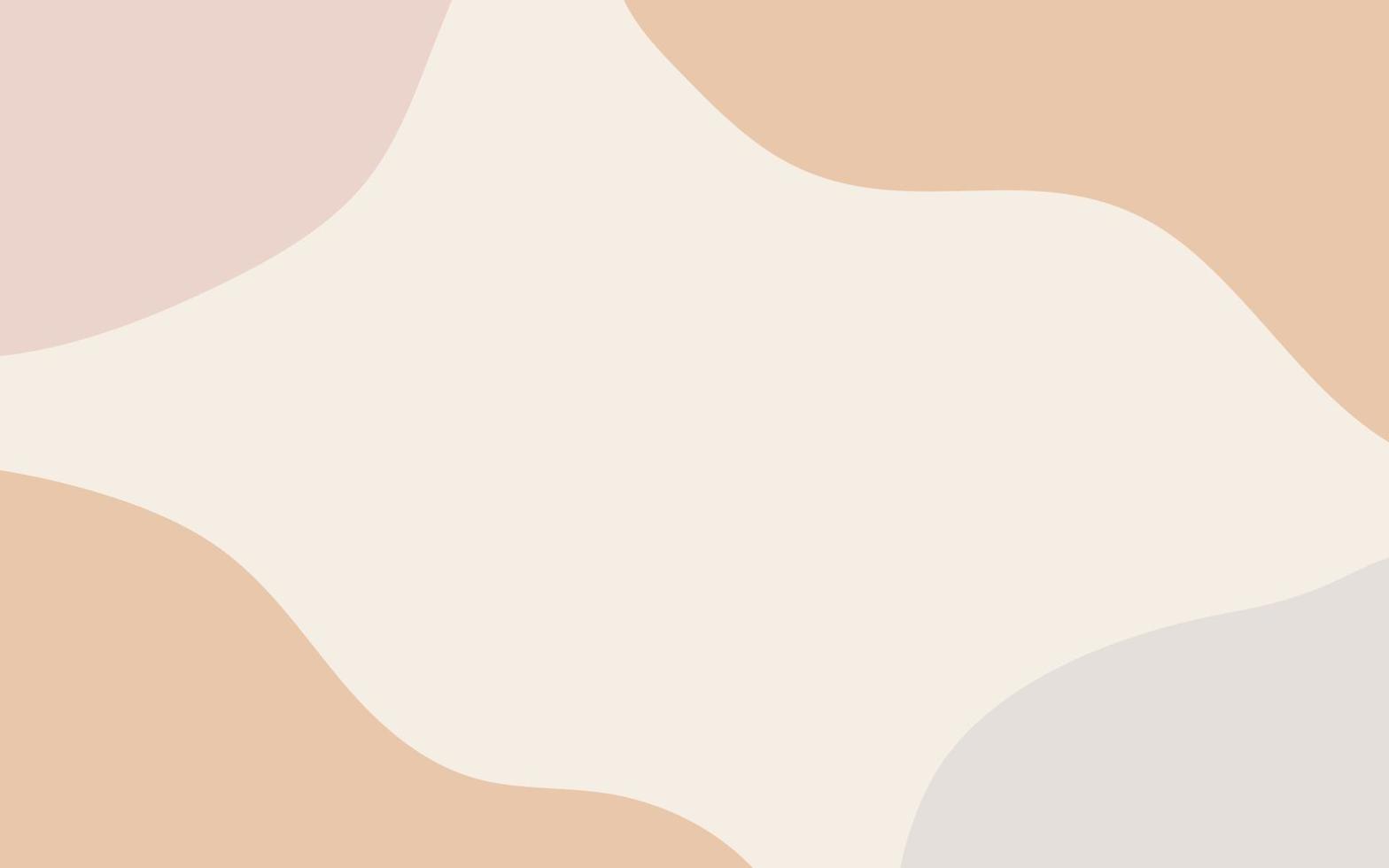 Fashion stylish templates abstract shapes and line in nude pastel colors. Neutral background in minimalist style. Contemporary vector Illustration
