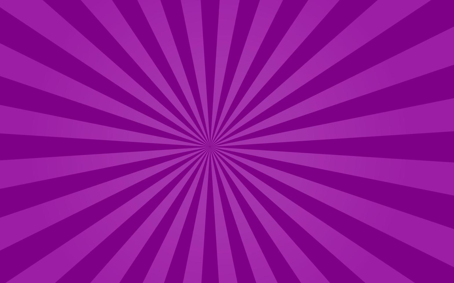 rayos de sol estilo retro vintage sobre fondo púrpura, fondo de patrón de rayos de sol. rayos ilustración de vector de banner de verano