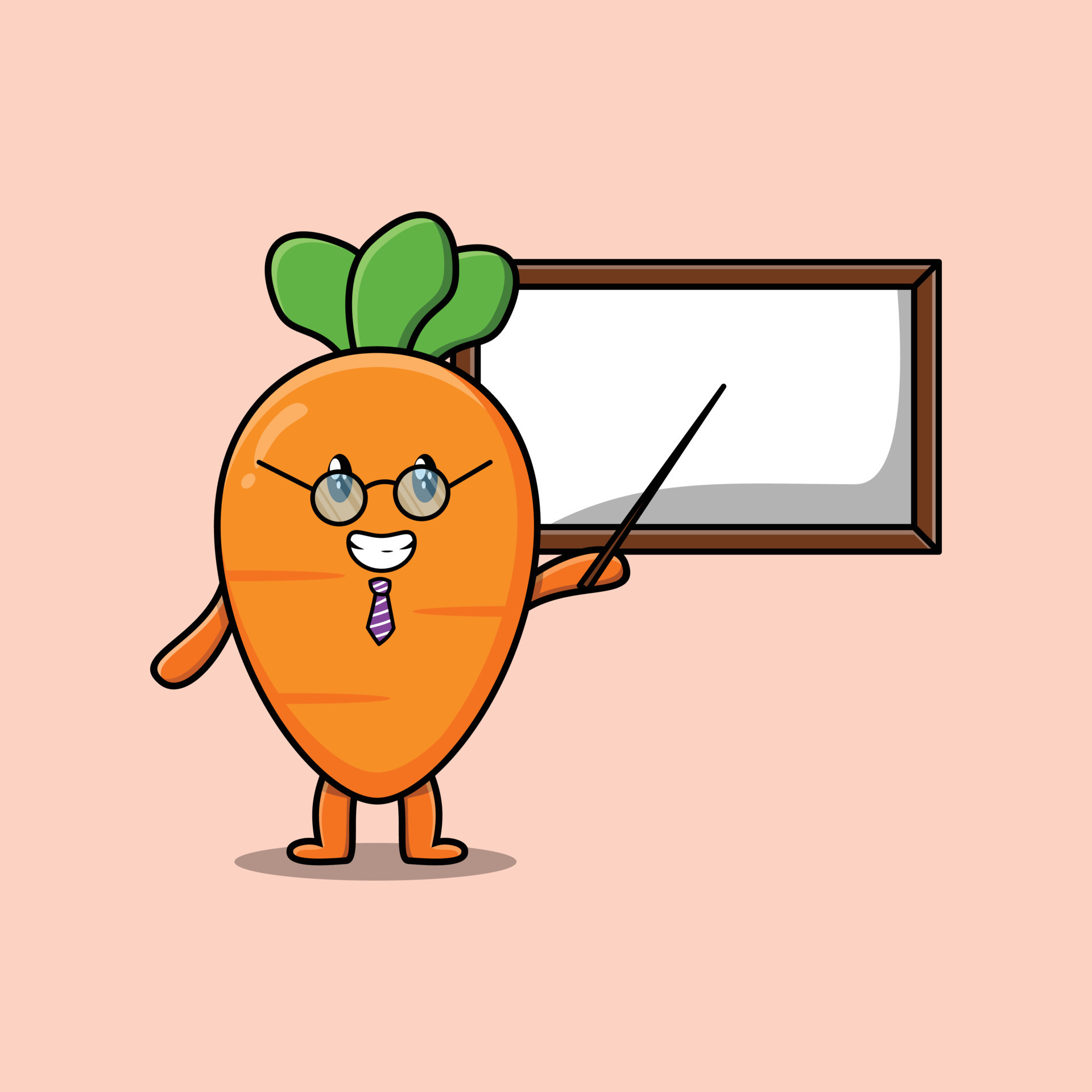 Cute cartoon carrot teaching with whiteboard 8974905 Vector Art at Vecteezy Cute cartoon carrot teaching with whiteboard 8974905 Vector Art at Vecteezy