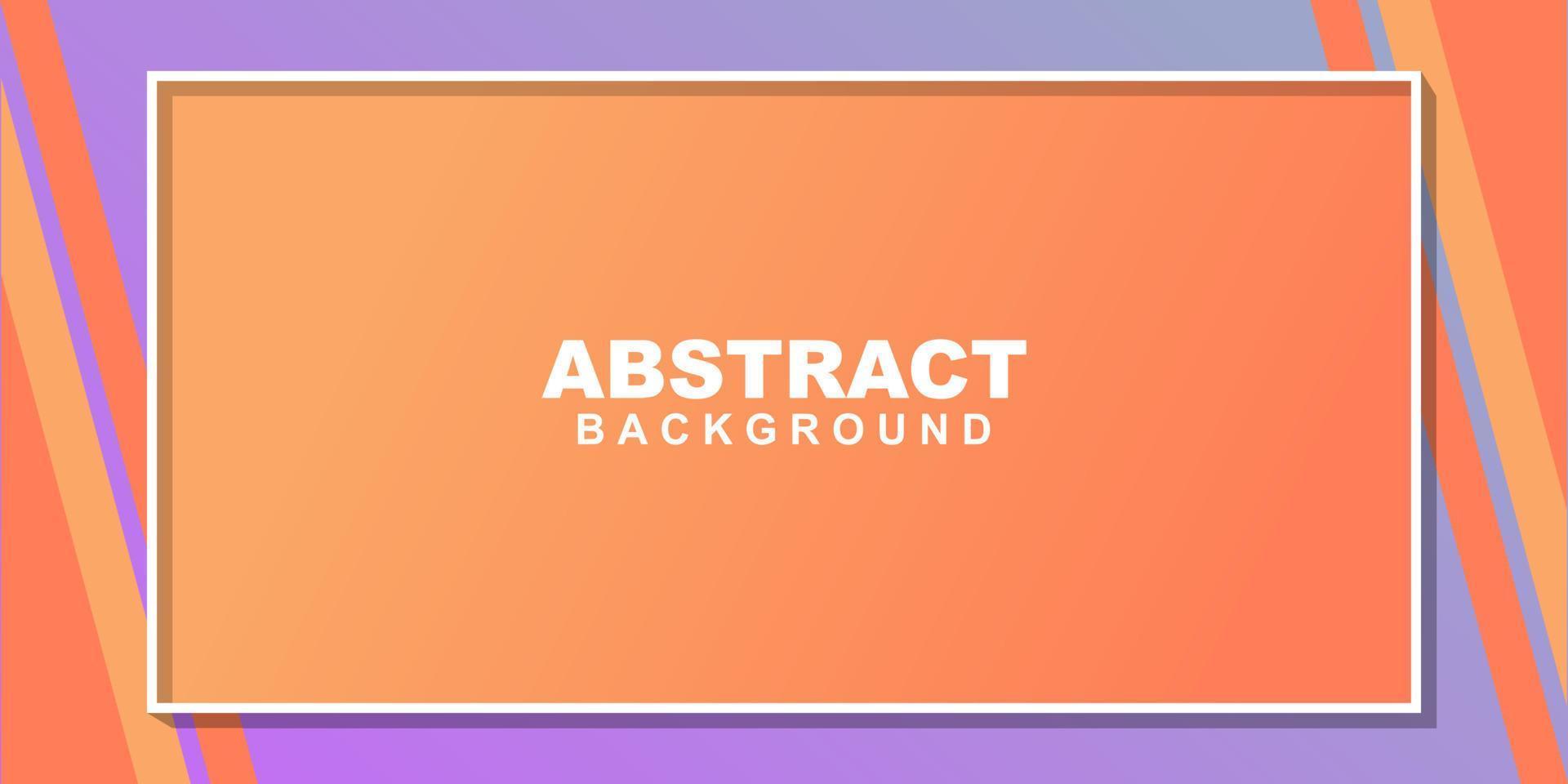 Blank rectangle colorful abstract frame background. Good for banner, social media template, poster and flyer template vector