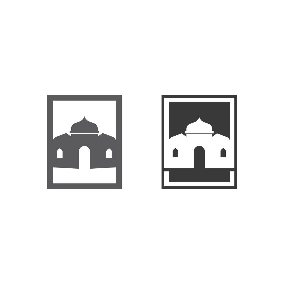 Real estate and home buildings vector logo icons template