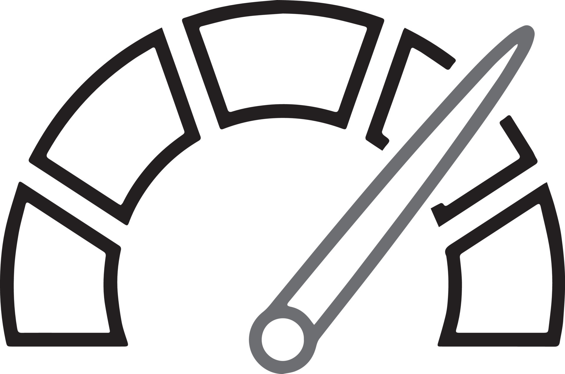 speed icon and speed test 8975427 Vector Art at Vecteezy