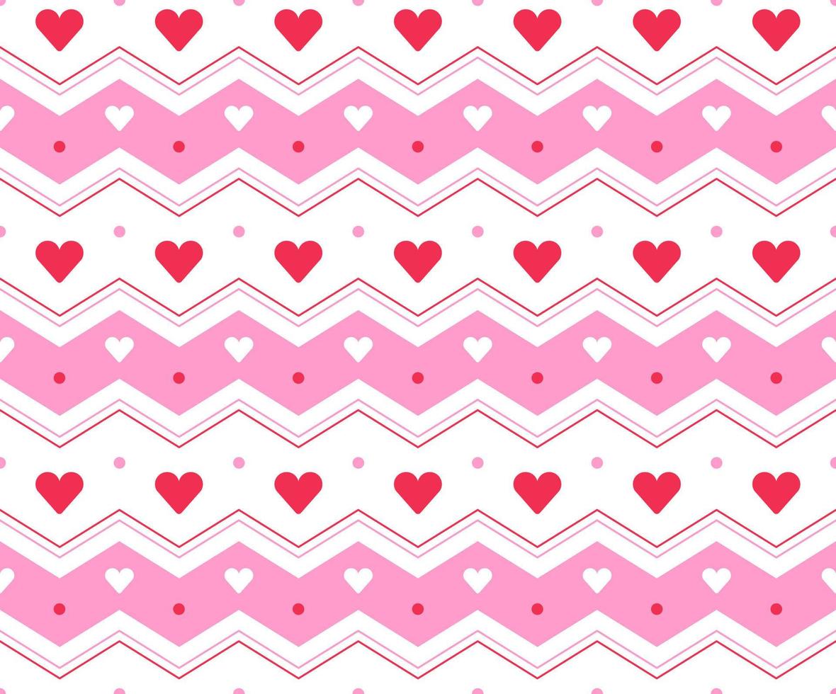 Rainbow Red Pink Pastel Heart Horizontal Zig Zag Line Stripe Dot Dash Line Circle Seamless Pattern Vector Illustration Tablecloth, Picnic mat wrap paper, Mat, Fabric, Textile, Scarf