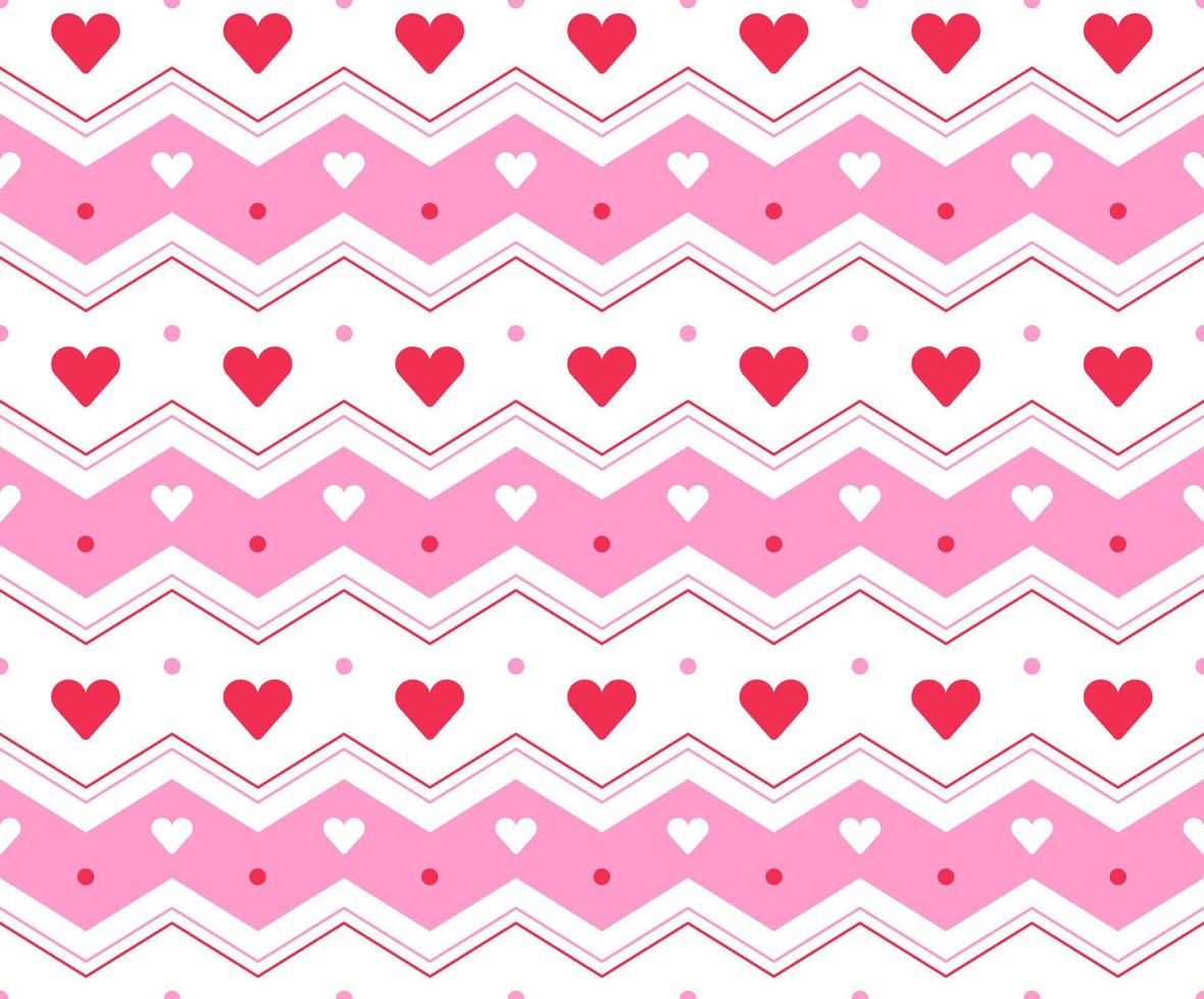 Rainbow Red Pink Pastel Heart Horizontal Zig Zag Line Stripe Dot Dash Line Circle Seamless Pattern Vector Illustration Tablecloth, Picnic mat wrap paper, Mat, Fabric, Textile, Scarf