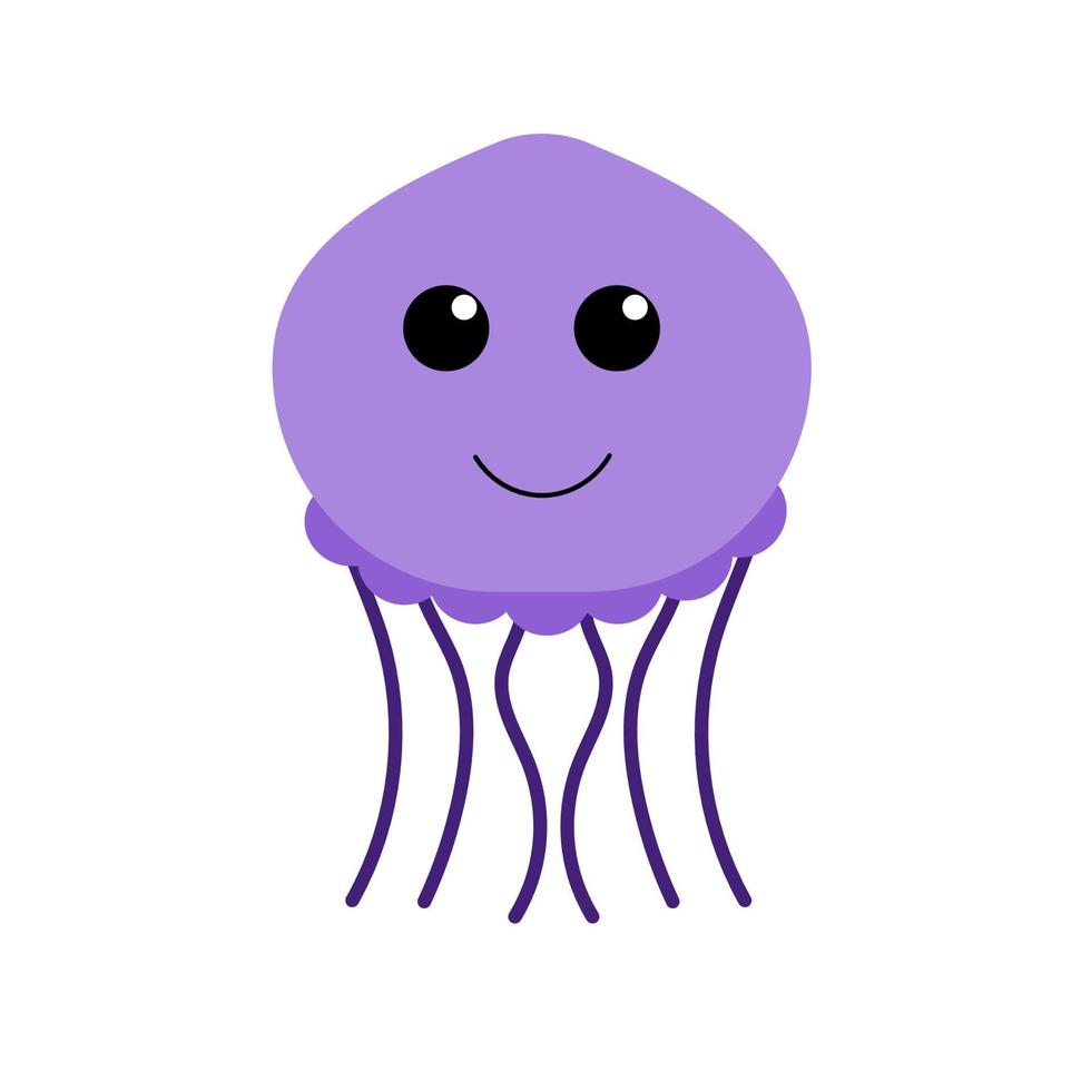 ilustración de medusas vector