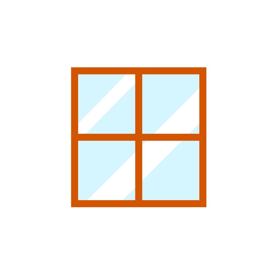 Window icon isolated on white background vector