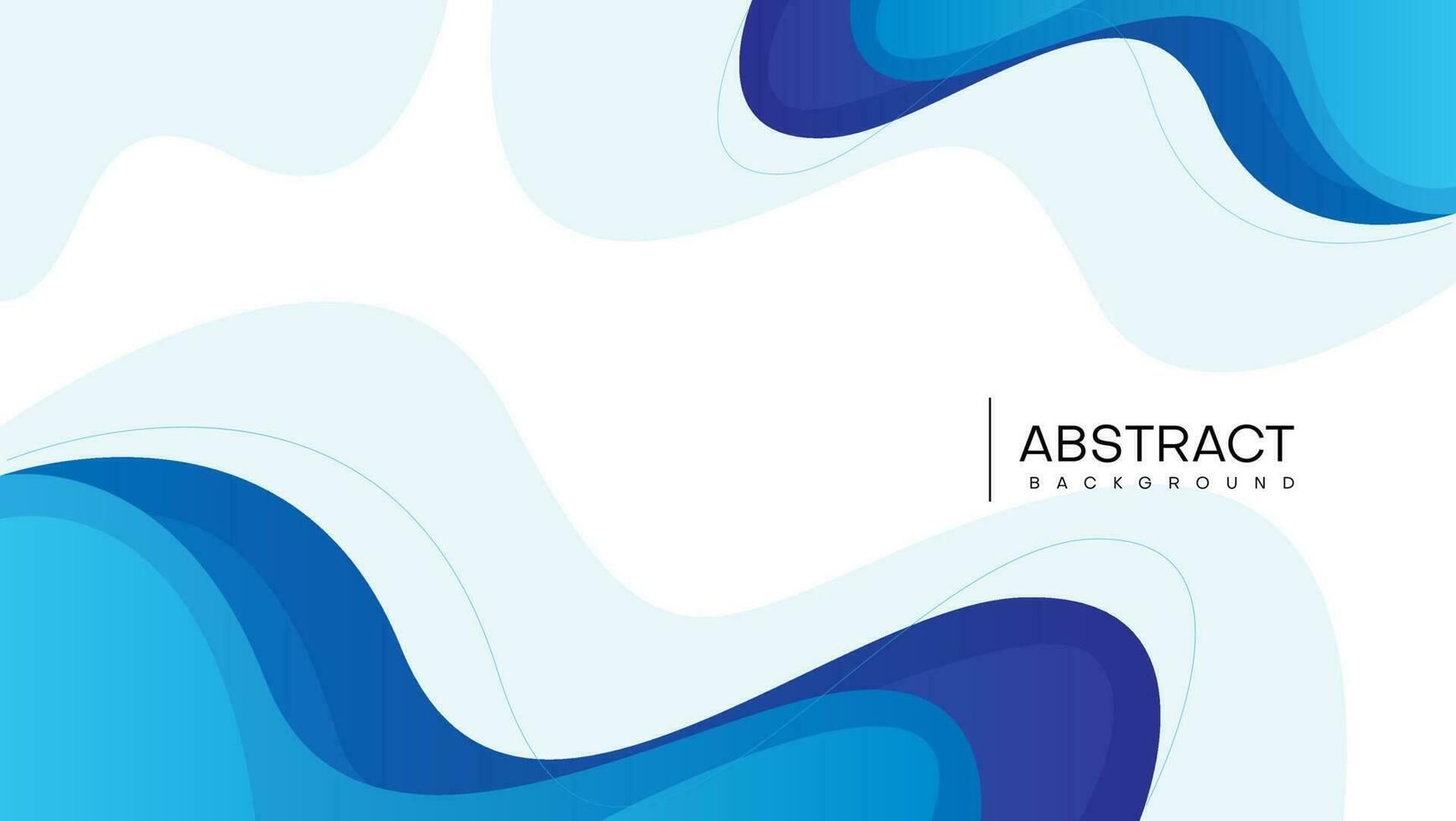 abstract blue fluid background. vector illustration