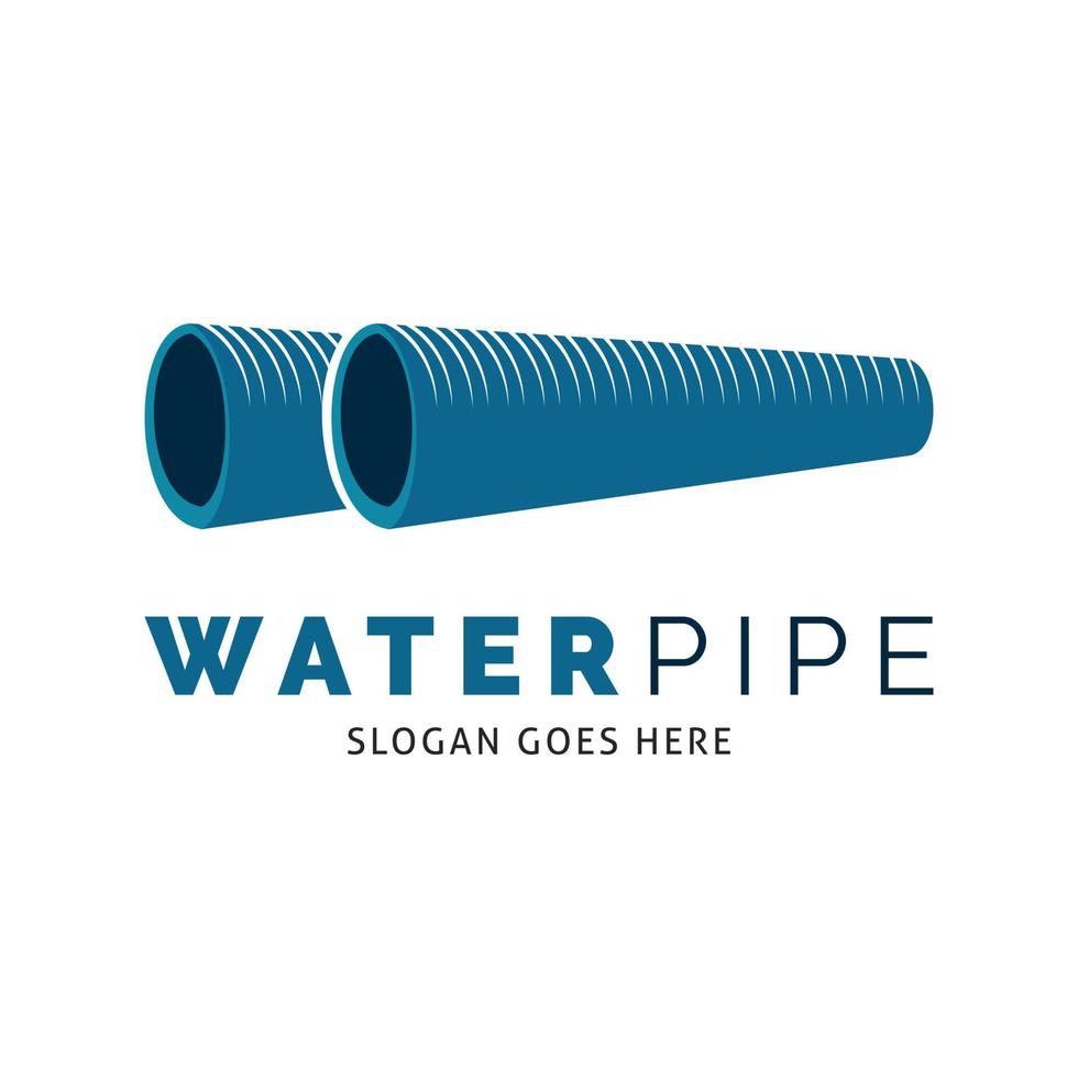 Water Pipe Icon Vector Logo Template Illustration Design