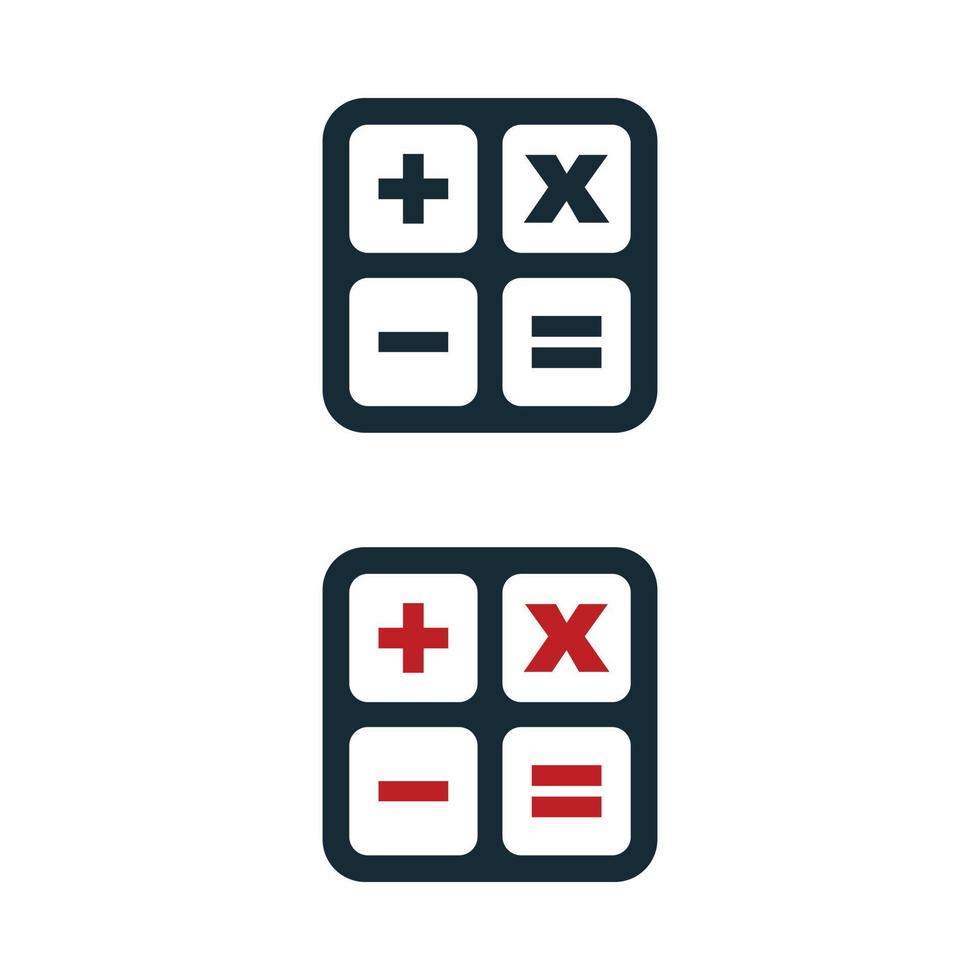 Calculator Icon Design Template Elements vector