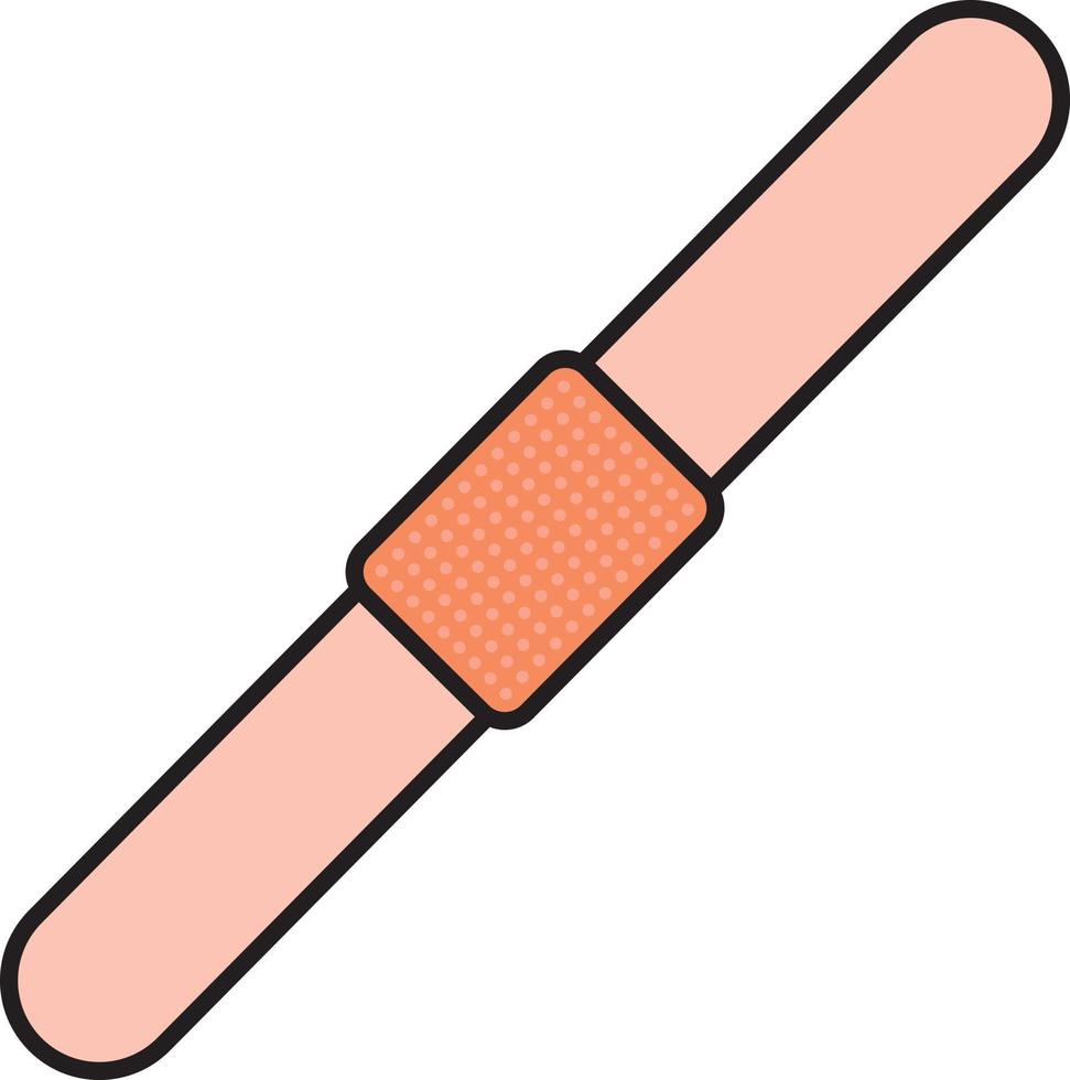 Wound plaster simple icon for design element vector