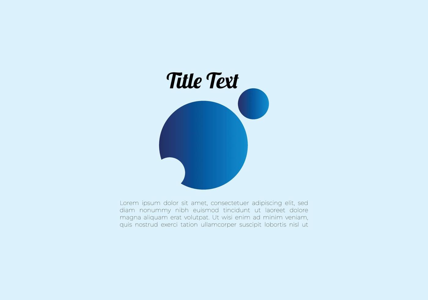 Blue planet logo concept for brand design vector