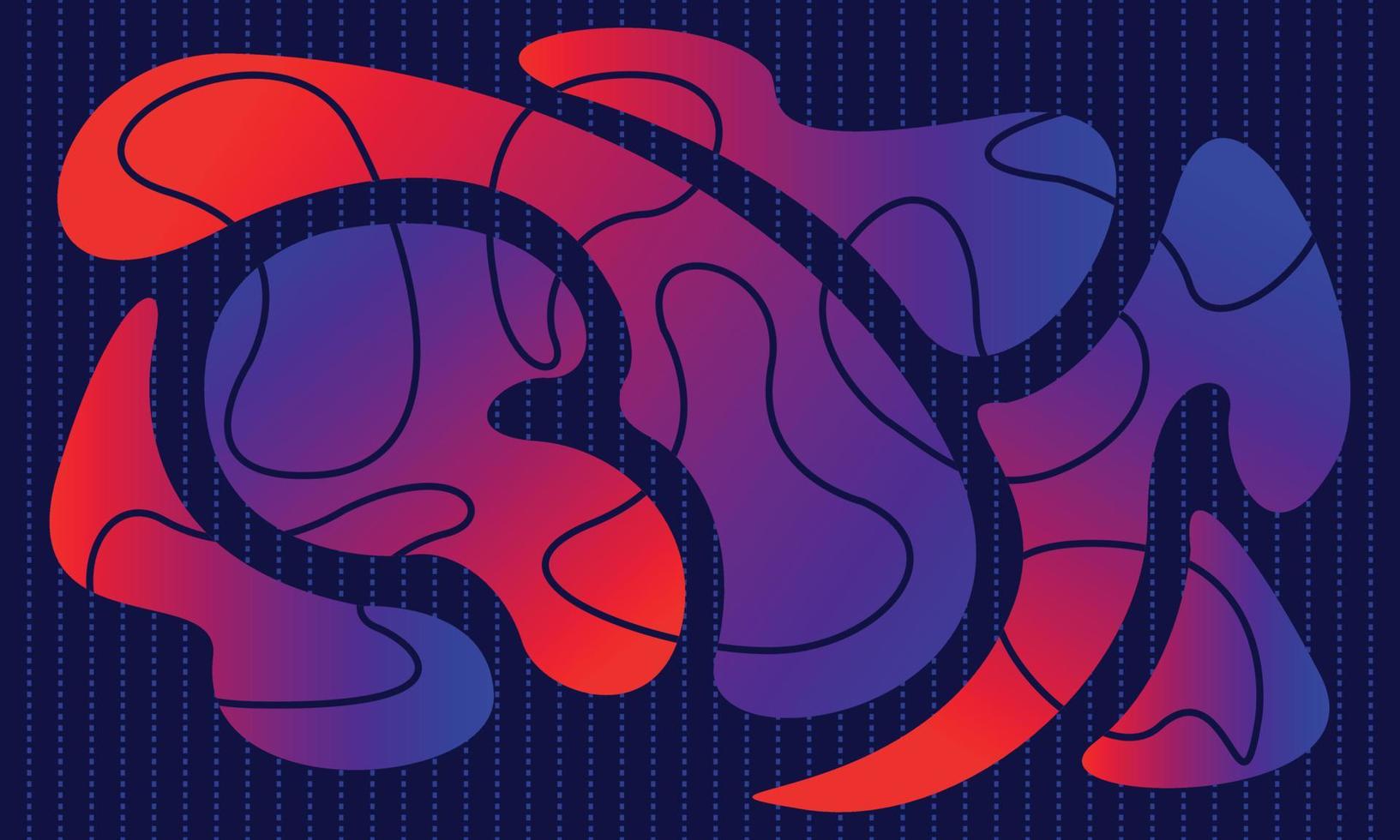 Abstract blob shape background template copy space for banner, poster, or landing page vector
