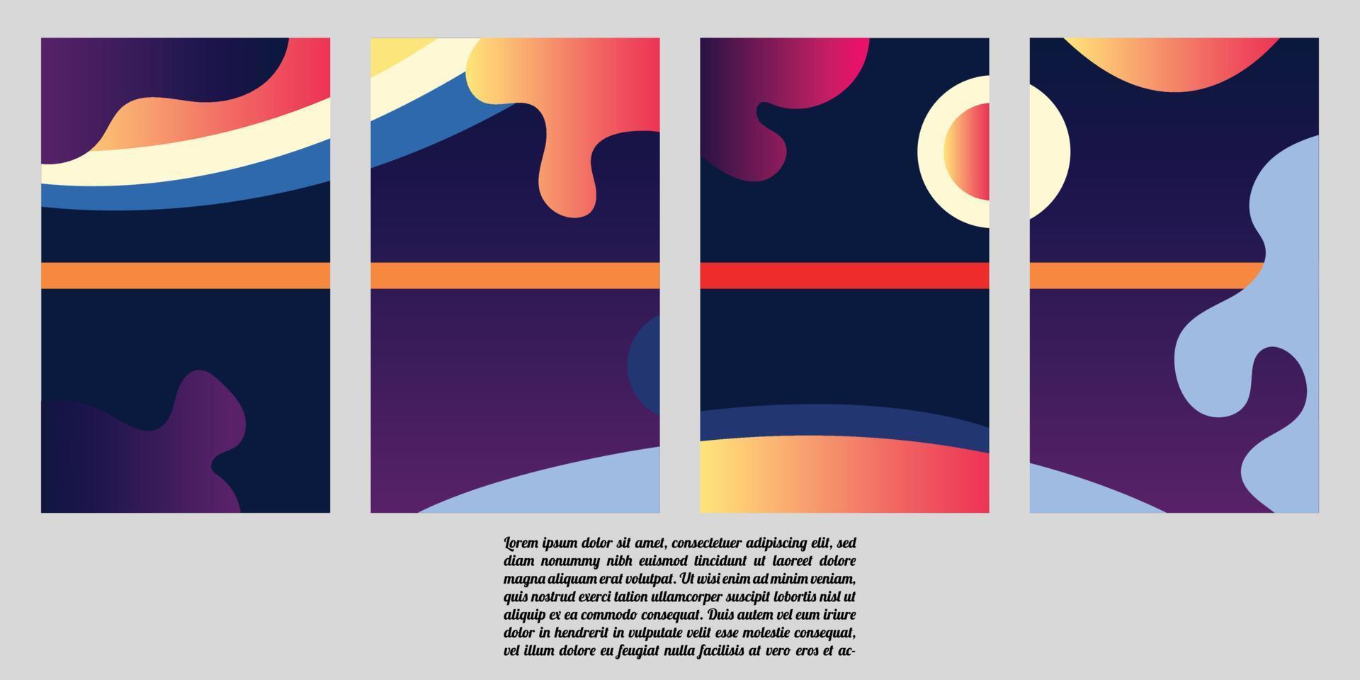 abstract geometric background template copy space vector