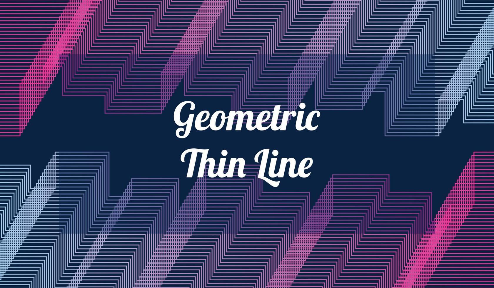 Geometric thin line background template copy space vector