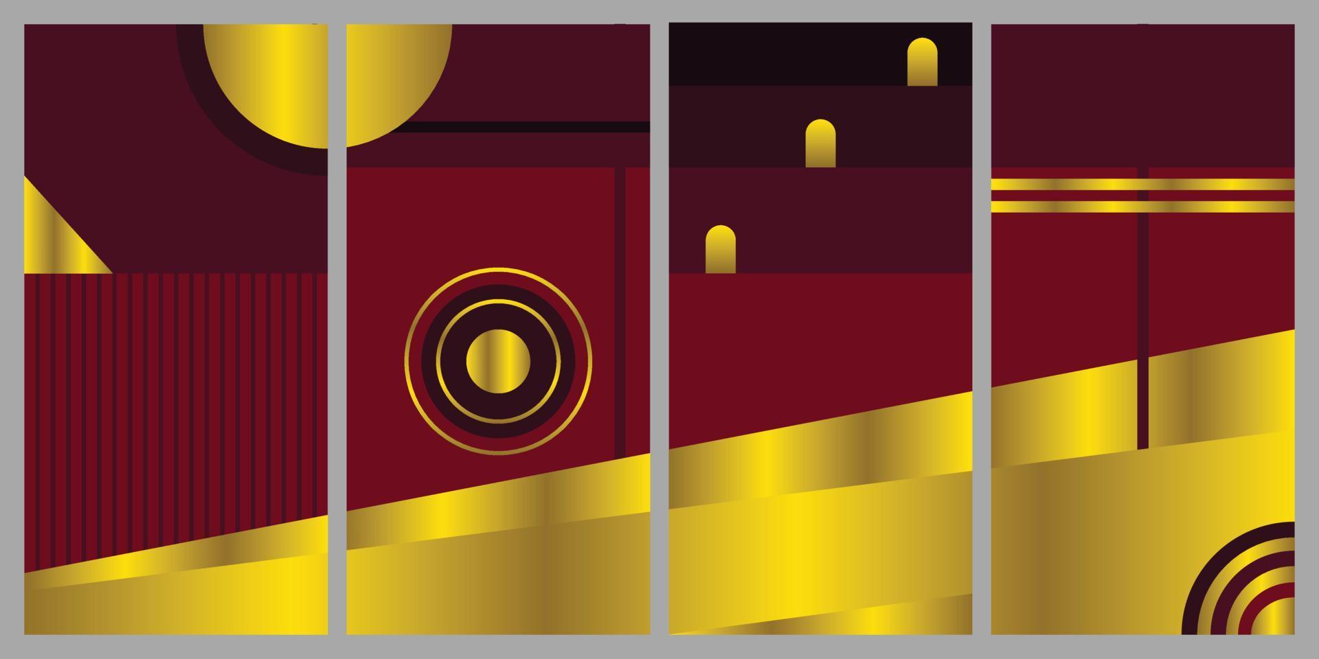 Abstract shapes background template copy space for poster, leaflet, brochure, banner, or poster vector