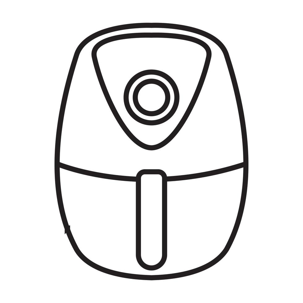 cooking airfryer appliance icon vector for graphic design, logo, website, social media, mobile app, UI illustration