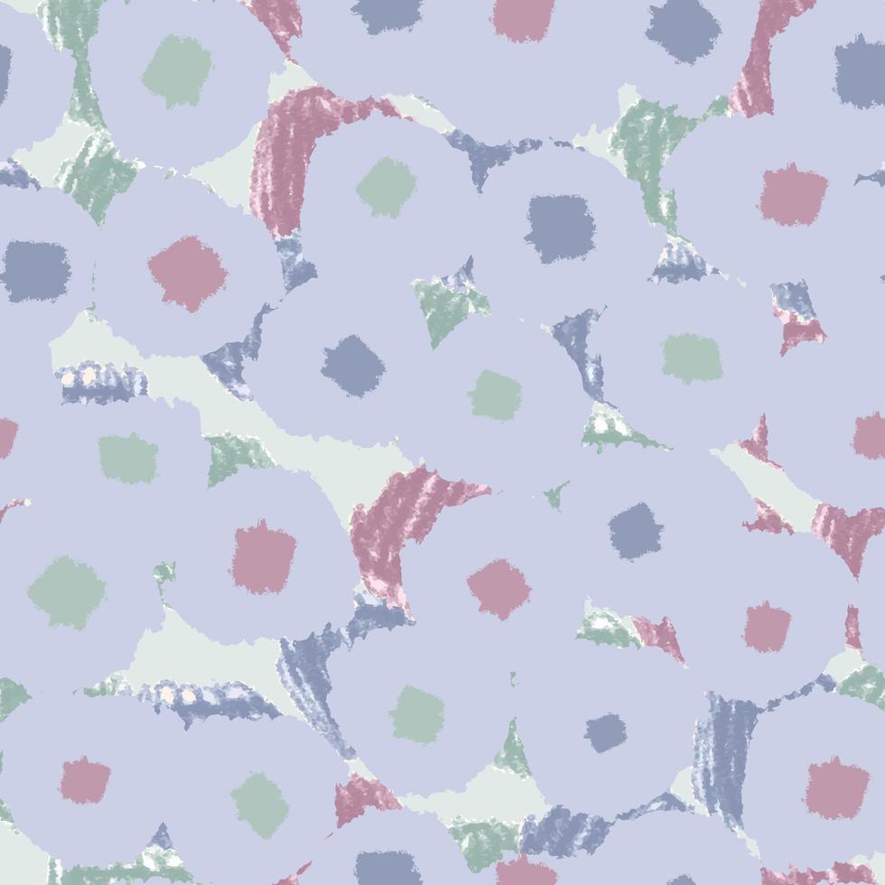 seamless doodle pastel flowers pattern background , greeting card or fabric vector