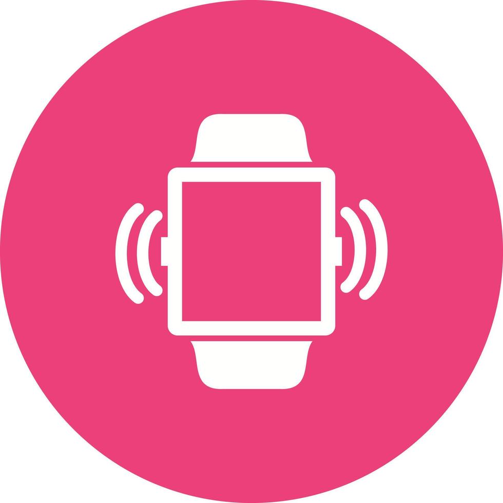 Vibration Circle Background Icon vector