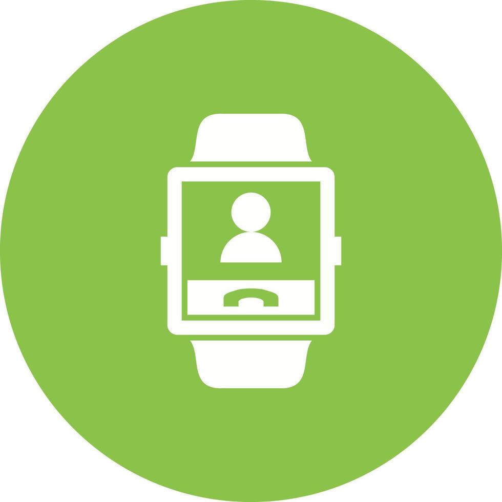 Calling Contact Circle Background Icon vector