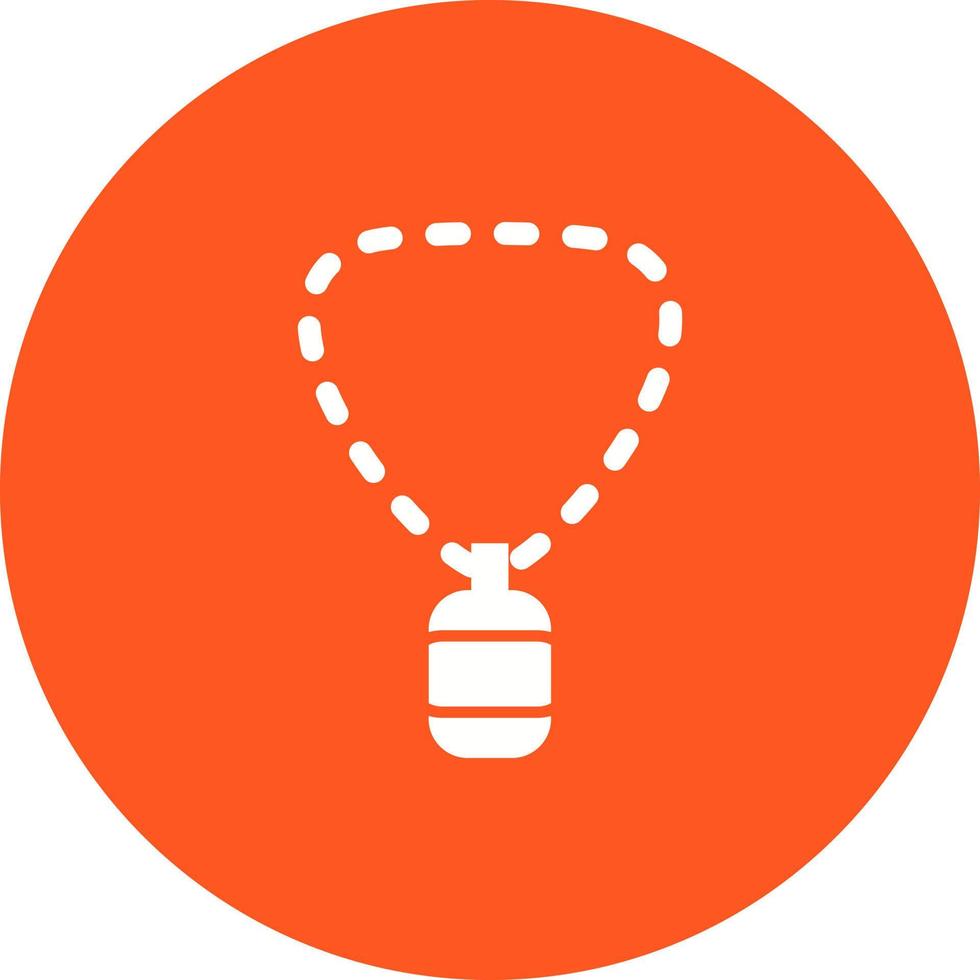 Chain Circle Background Icon vector