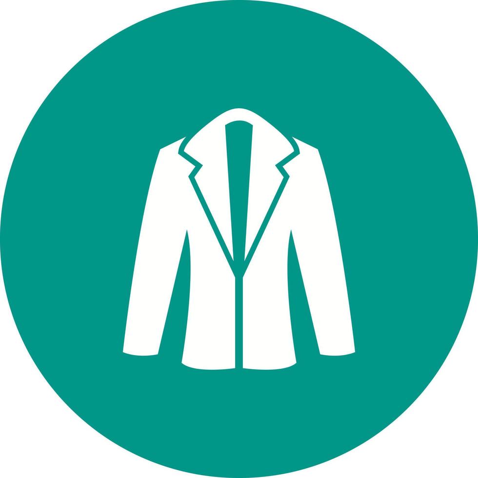 Coat Circle Background Icon vector