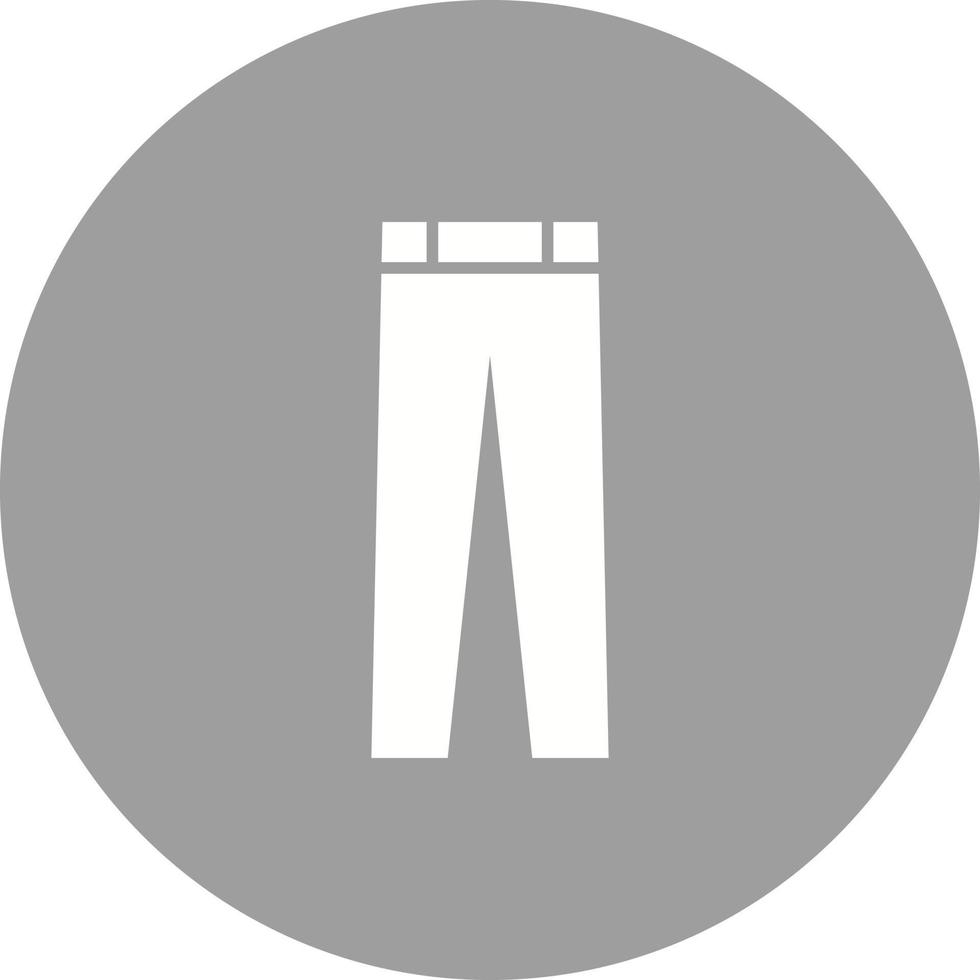 Pants Circle Background Icon vector