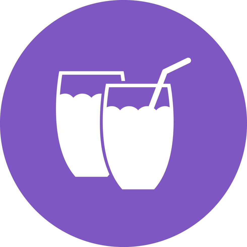 Drinks Circle Background Icon vector