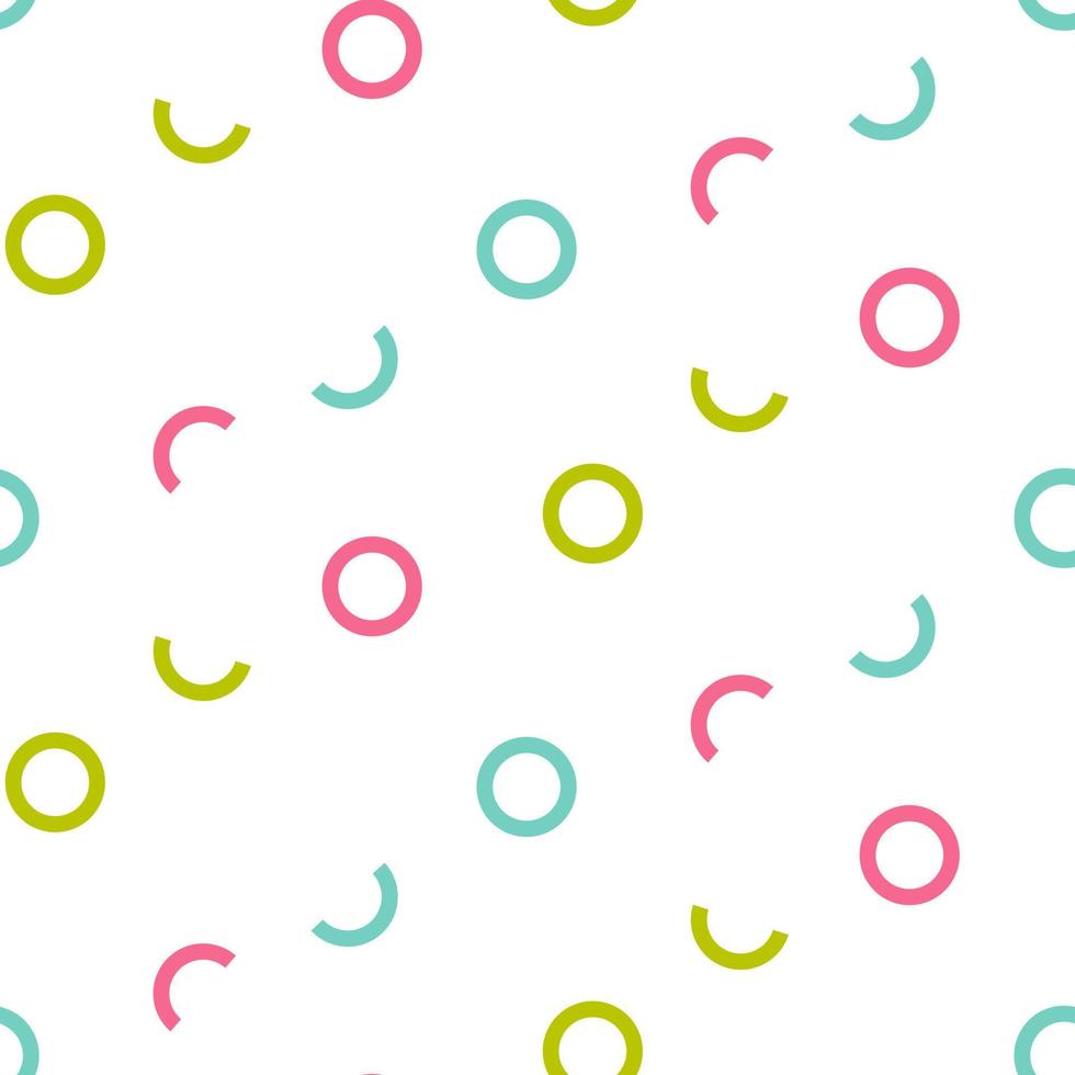 Multicolored geometric seamless pattern vector