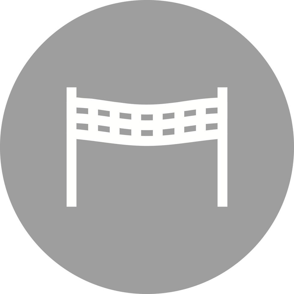 Finish Line Circle Background Icon vector