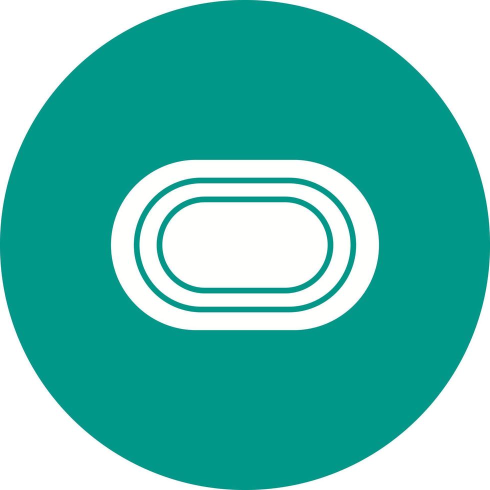 Stadium Circle Background Icon vector
