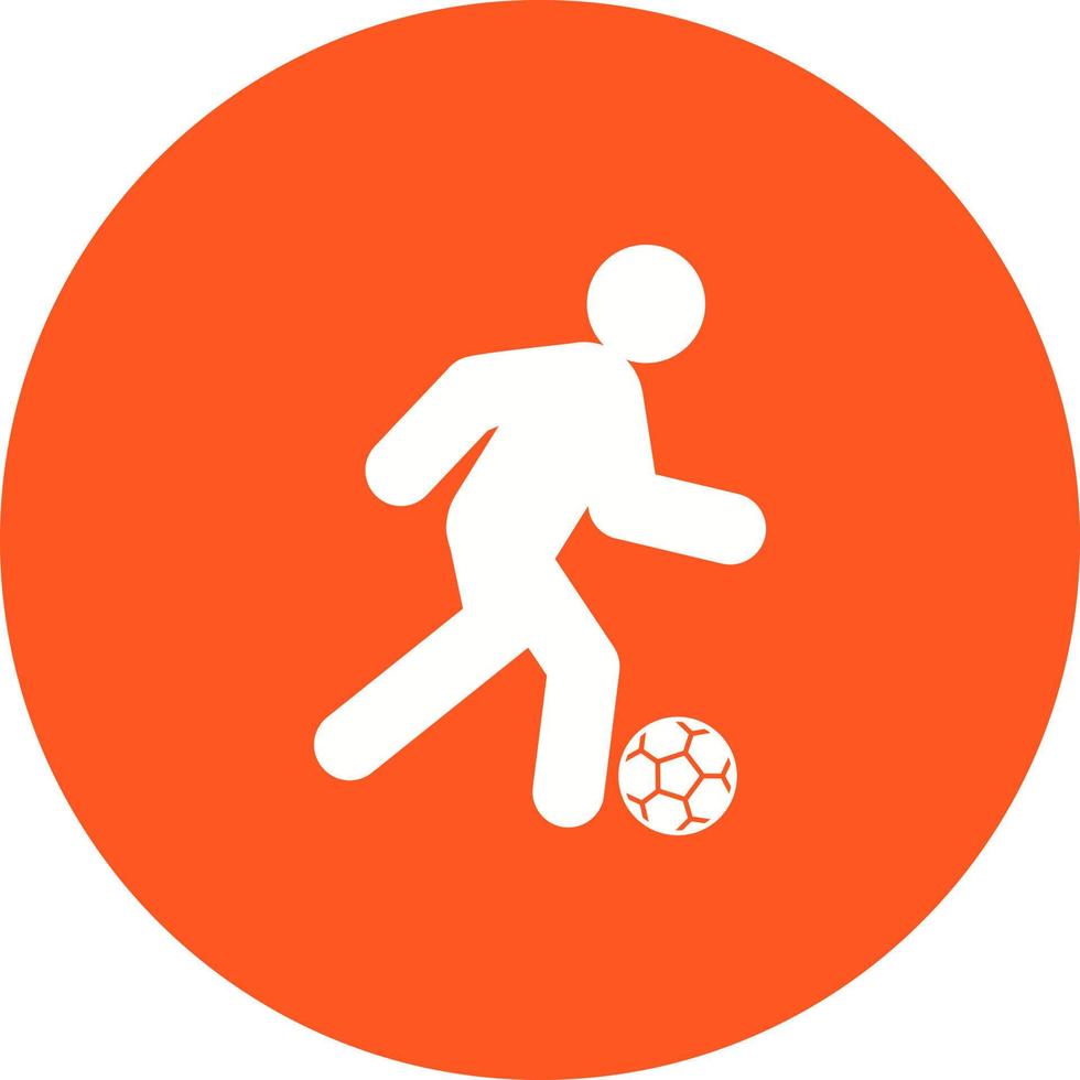 Football Circle Background Icon vector