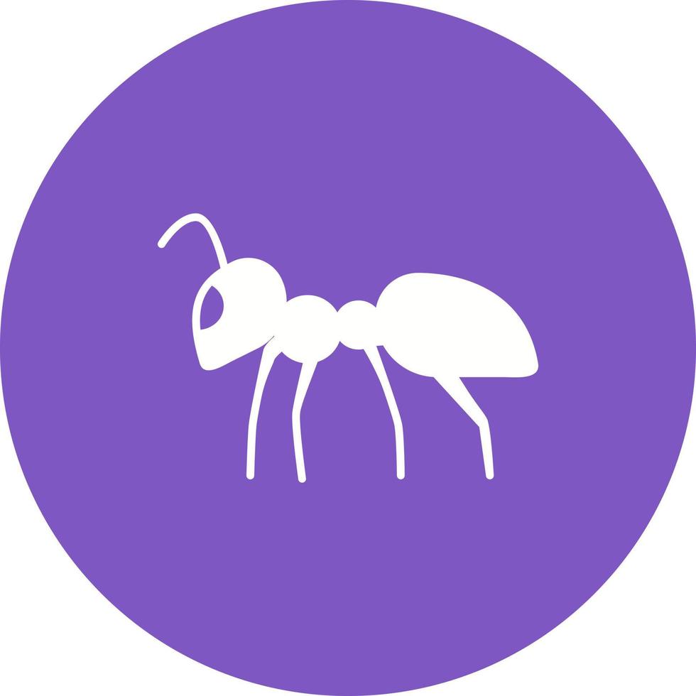 Ant II Circle Background Icon vector