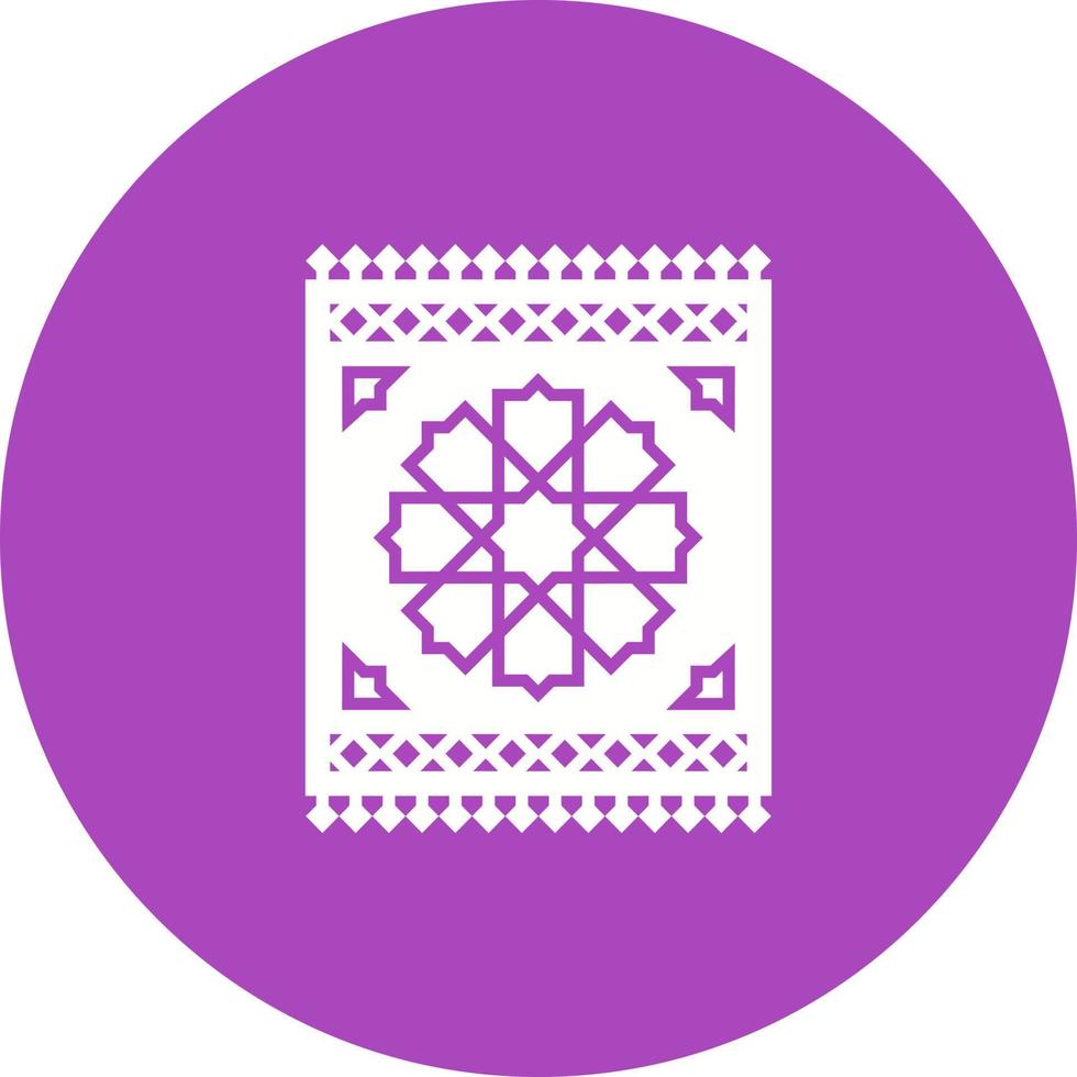 Carpet Circle Background Icon vector