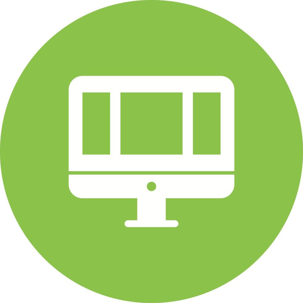 Web Application Circle Background Icon vector