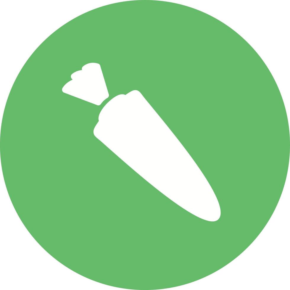 Carrot Circle Background Icon vector
