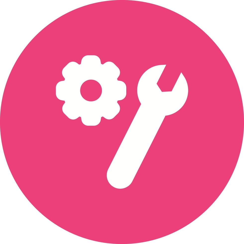 Preferences Circle Background Icon vector