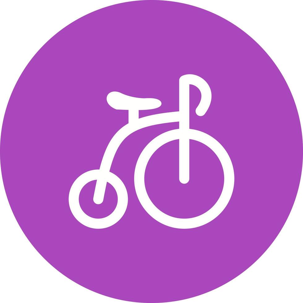 icono de fondo de círculo de bicicleta vector