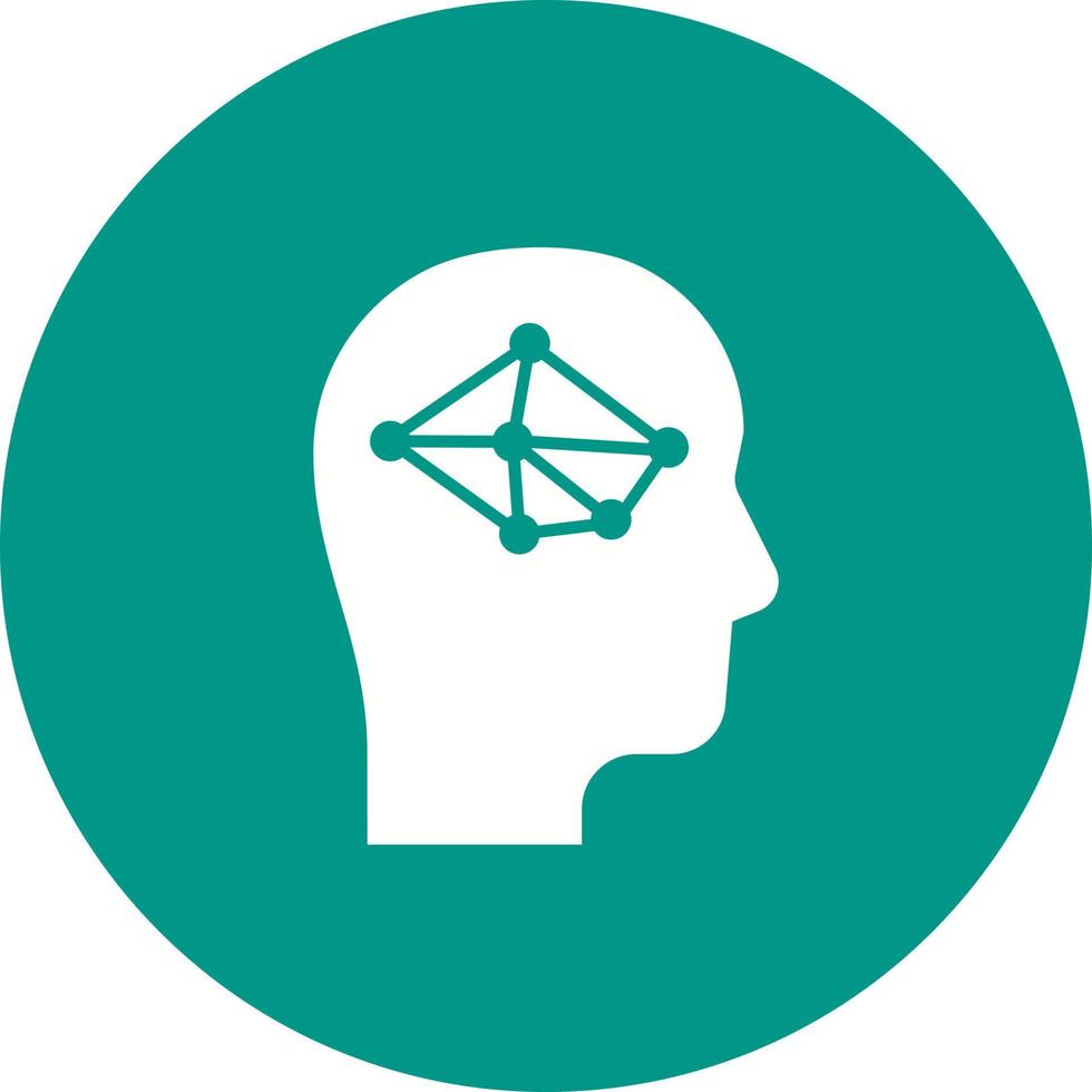 Logic Circle Background Icon vector