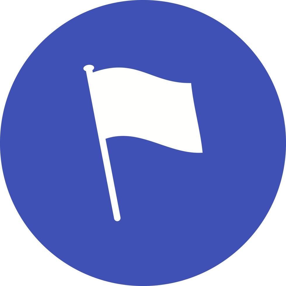 Flag Circle Background Icon vector