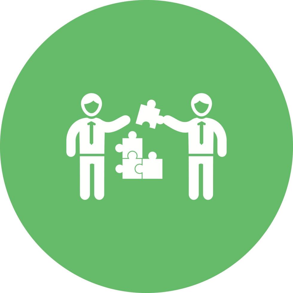 Management Skills Circle Background Icon vector