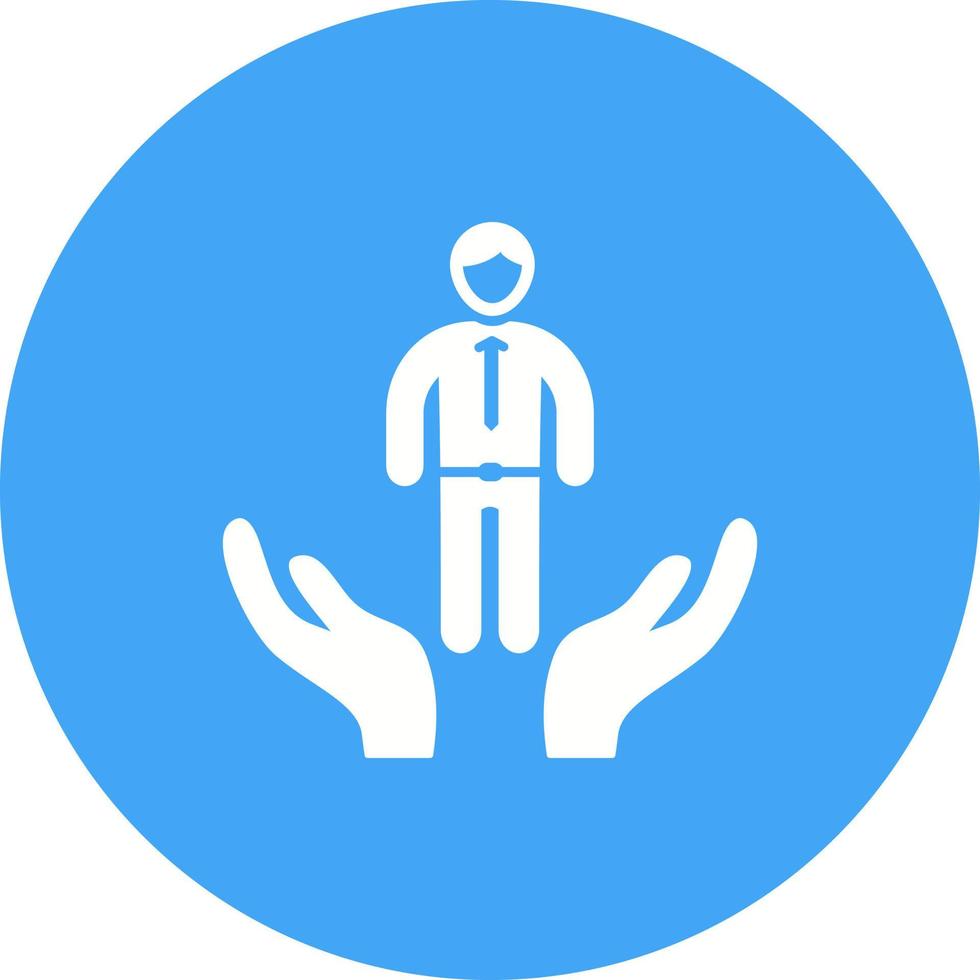 Support Circle Background Icon vector