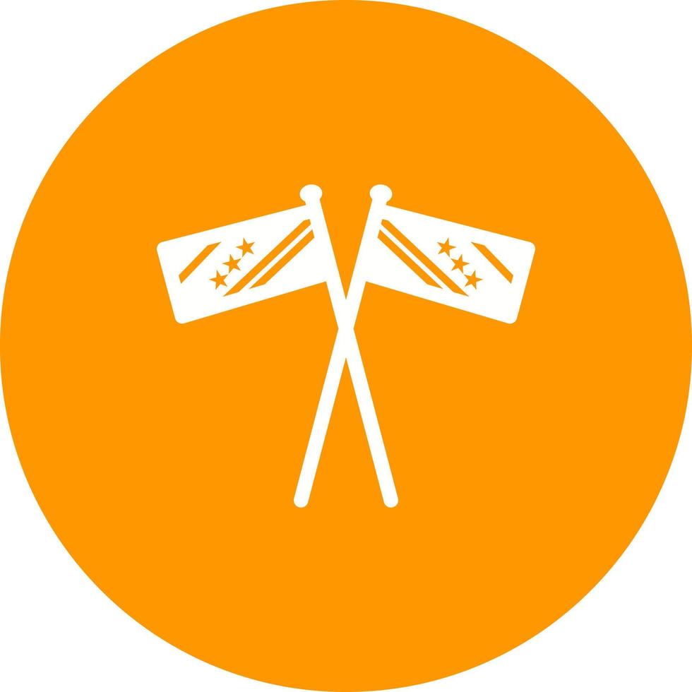 Flags Circle Background Icon vector