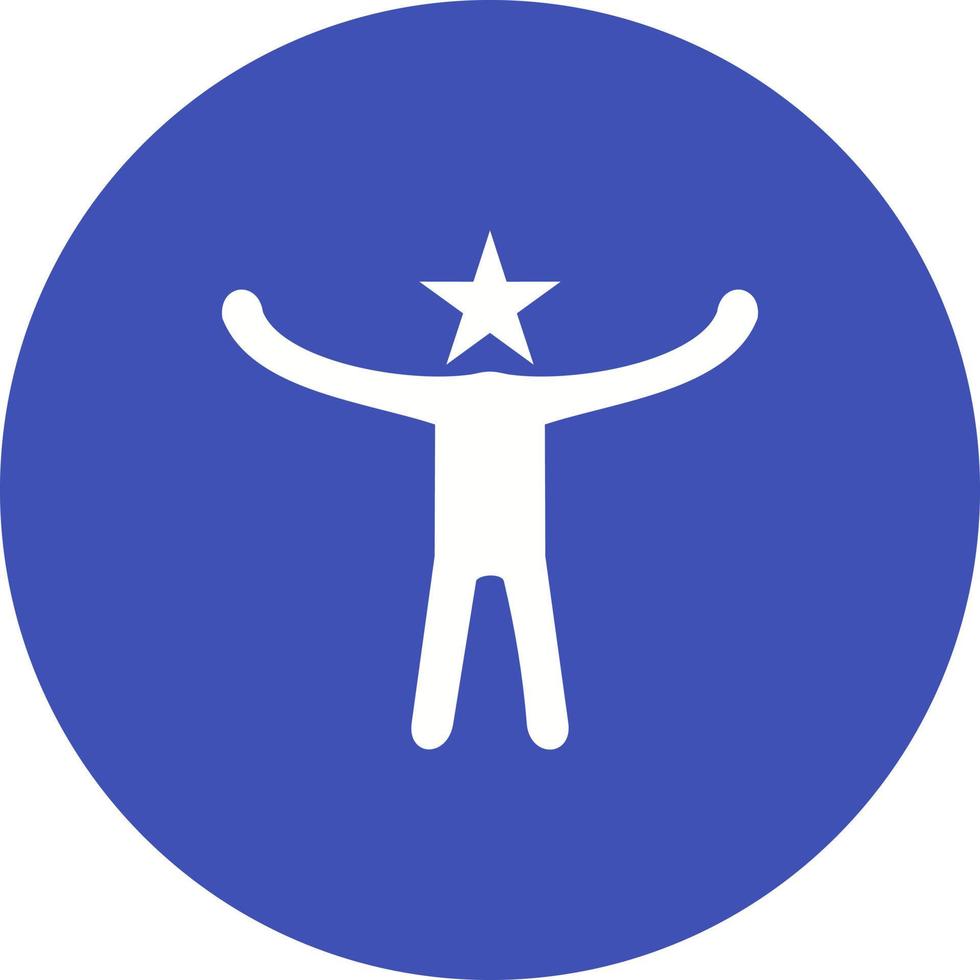 Celebrity Circle Background Icon vector