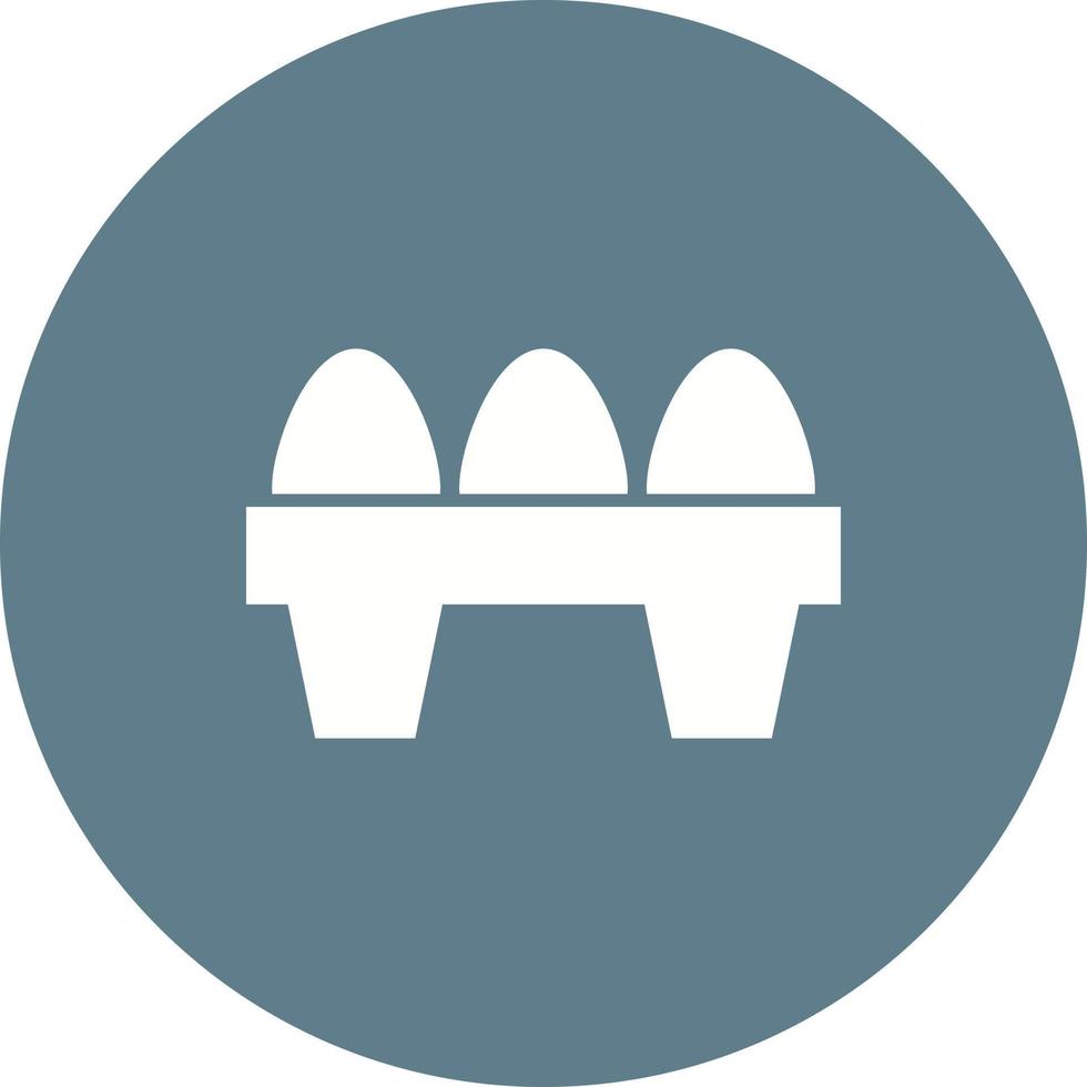 Eggs Circle Background Icon vector