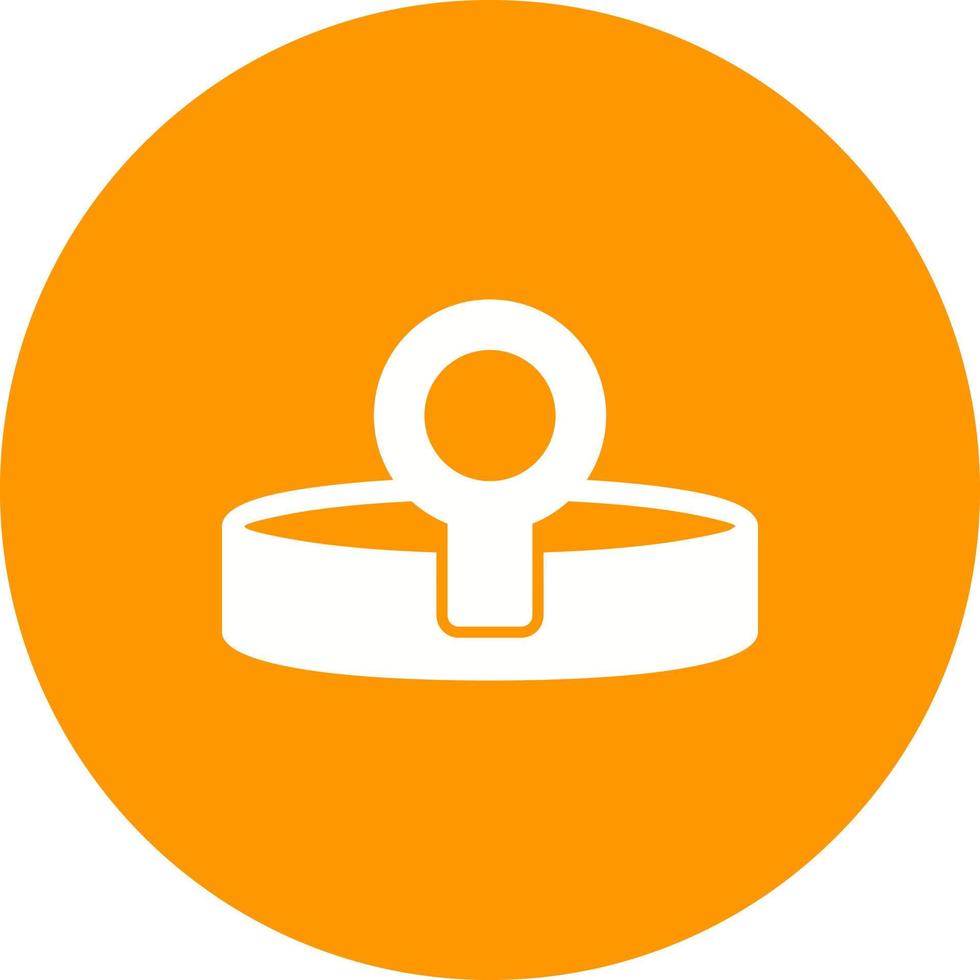 Headlamp Circle Background Icon vector