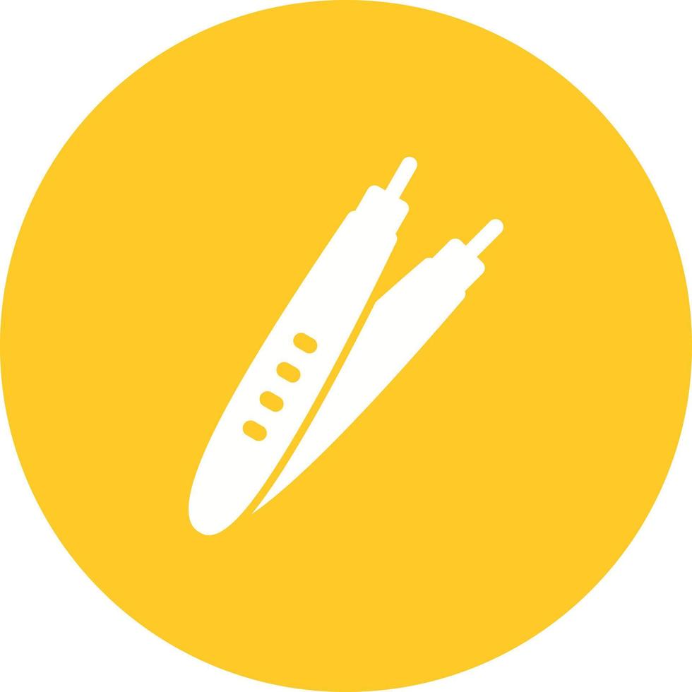 Forceps II Circle Background Icon vector