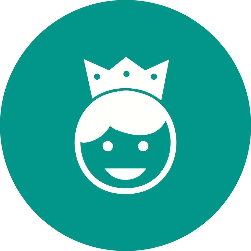 Child Circle Background Icon vector