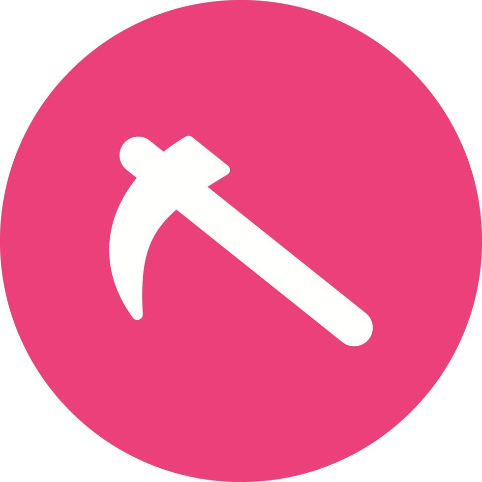 Scythe Circle Background Icon vector