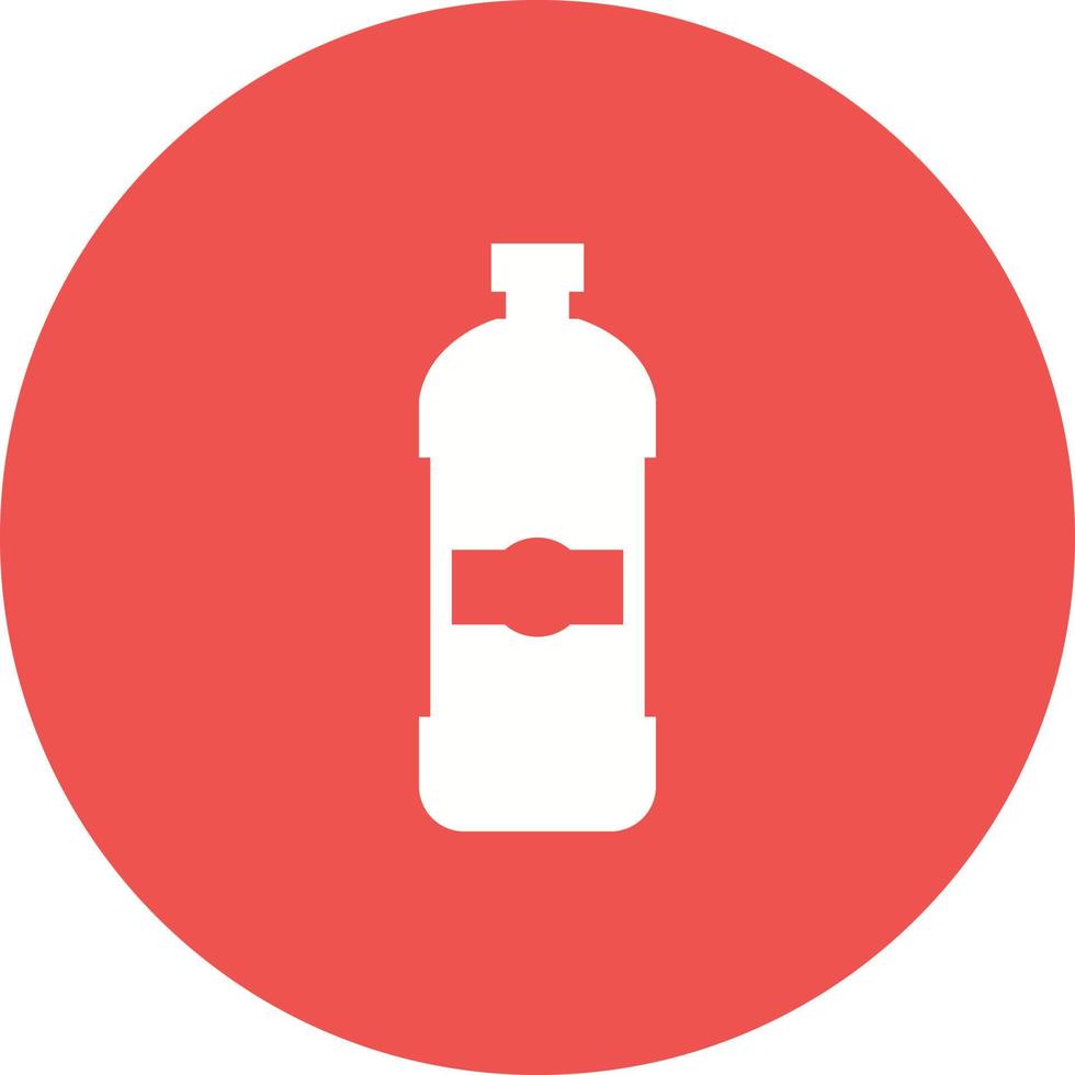 Detergent Bottle Circle Background Icon vector
